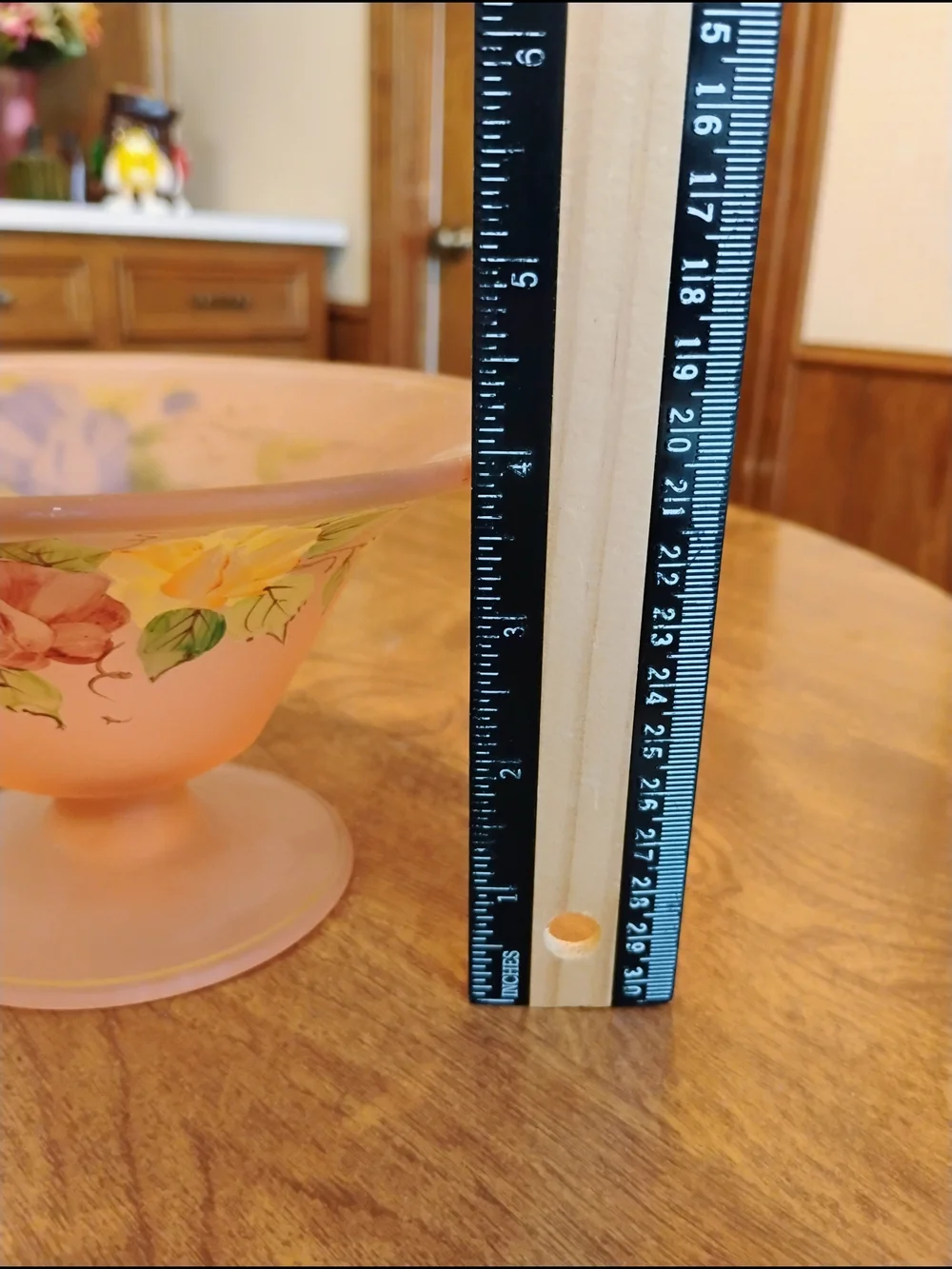 Vintage Tiffin Satin Pink Mayonnaise Bowl With Spoon Floral Poppies Gold Trim